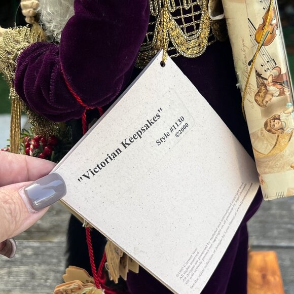 LYNN HANEY "Victorian Keepsakes" SANTA LIMITED EDITION #1130 SIGNED 2000 - Picture 8 of 16